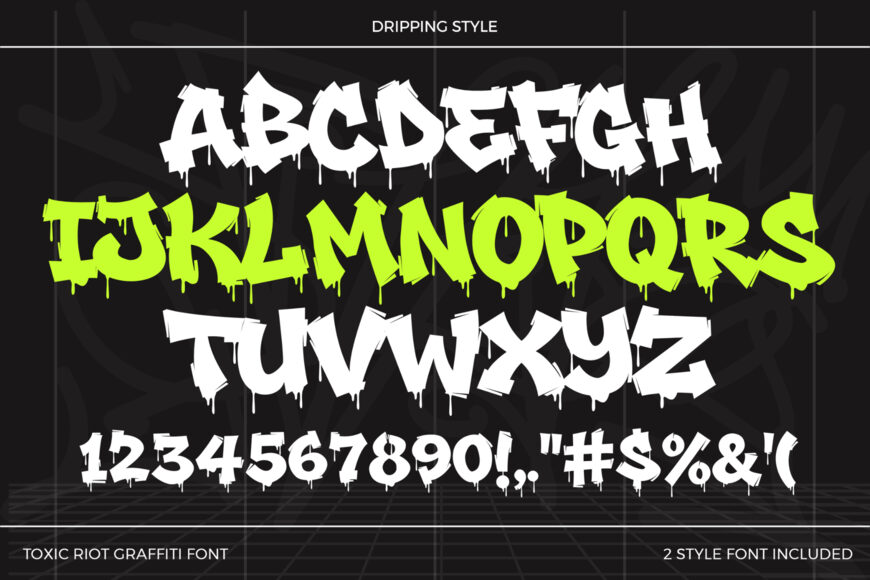 Toxic Riot Font