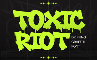 Toxic Riot Font