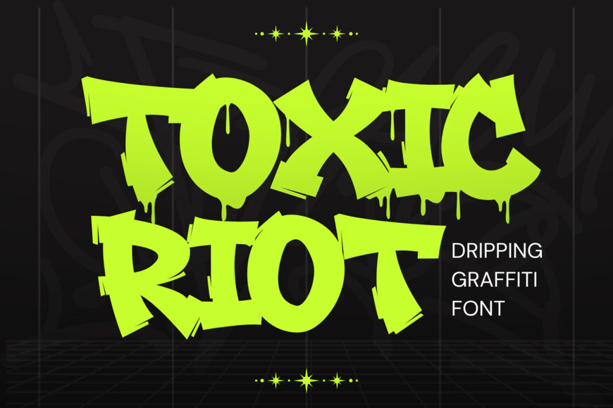 Toxic Riot Font