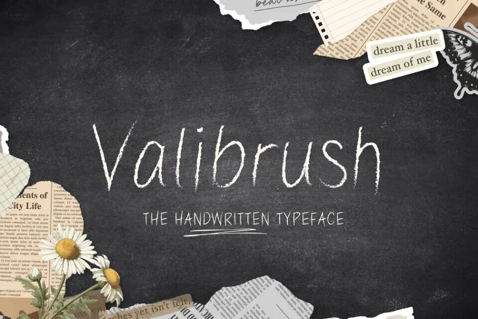 Valibrush Font
