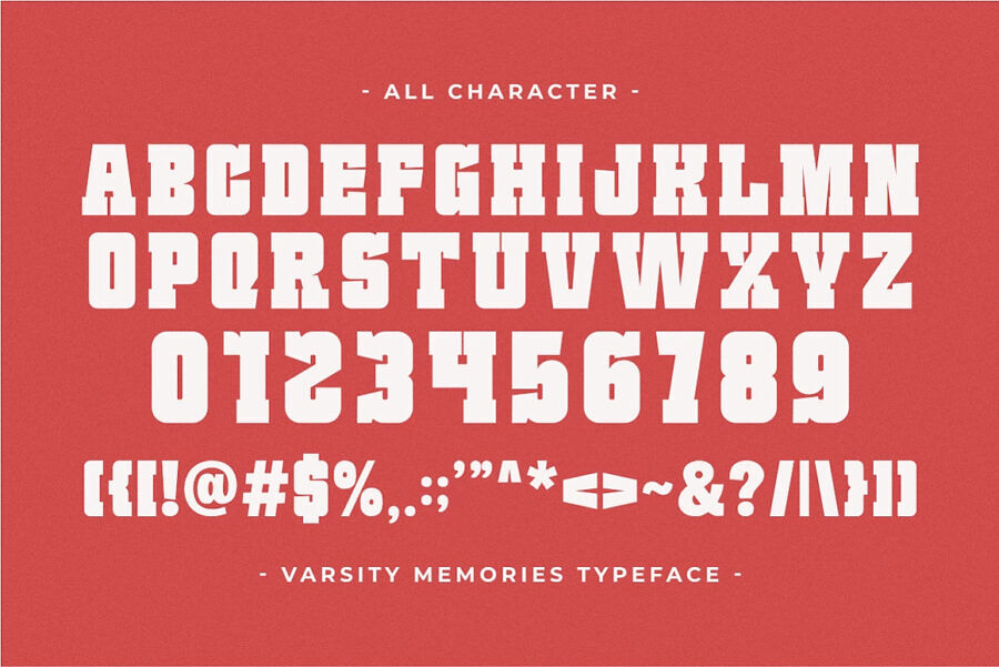 Varsity Memories Font