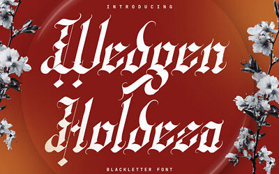 Wedgen Holdeza Font