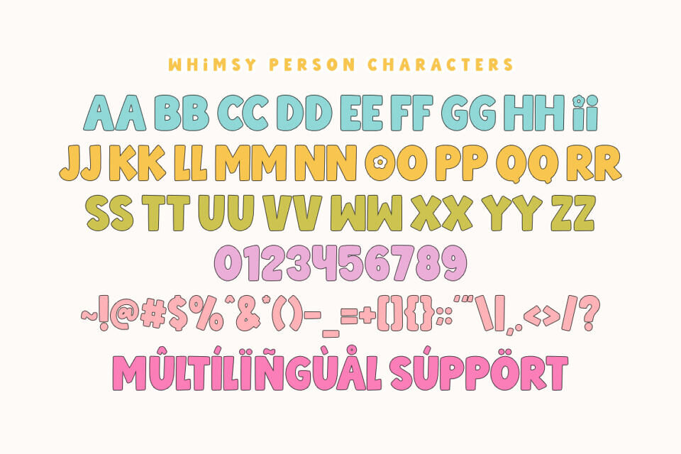 Whimsy Person Font