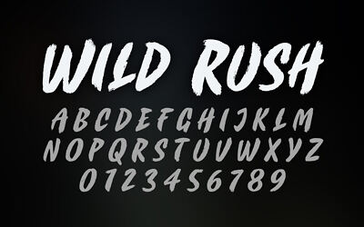 Wild Rush Font