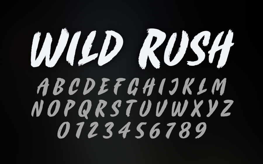 Wild Rush Font