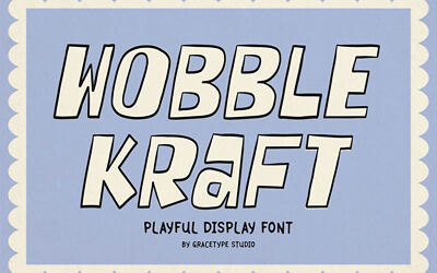Wobble Kraft Font