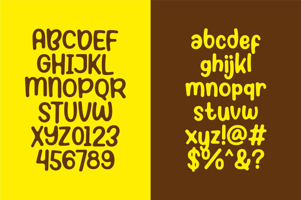 Yellow Banana Font