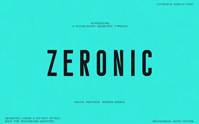 Zeronic Font