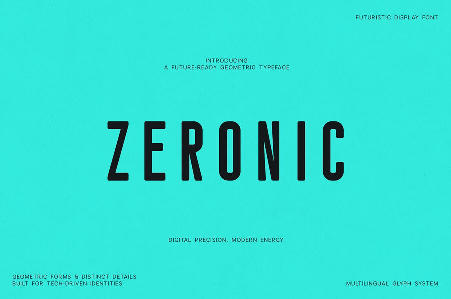 Zeronic Font