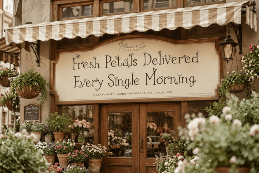 Adora Butterfly Font
