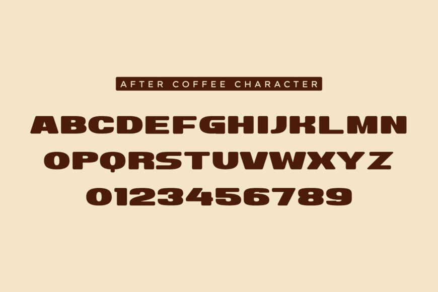 After Coffee Font