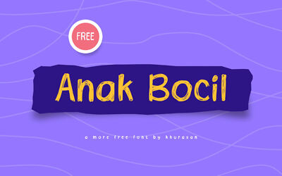 Anak Bocil Font