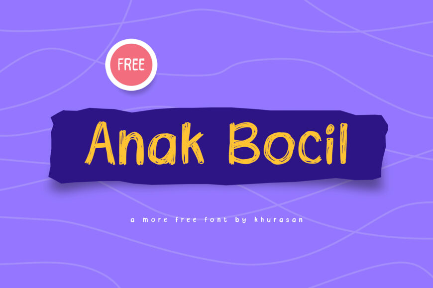 Anak Bocil Font