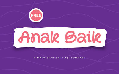 Anak Baik Font