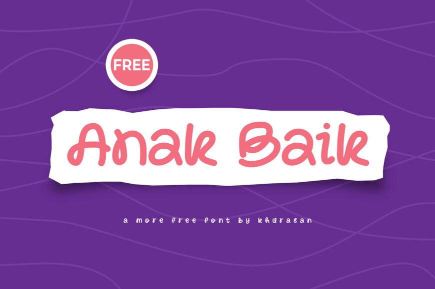 Anak Bocil Font