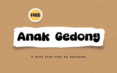Anak Gedong Font