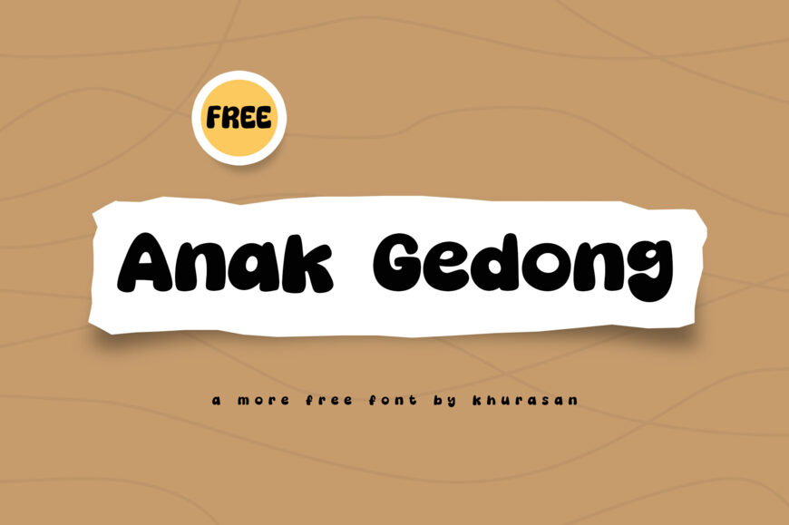 Anak Gedong Font