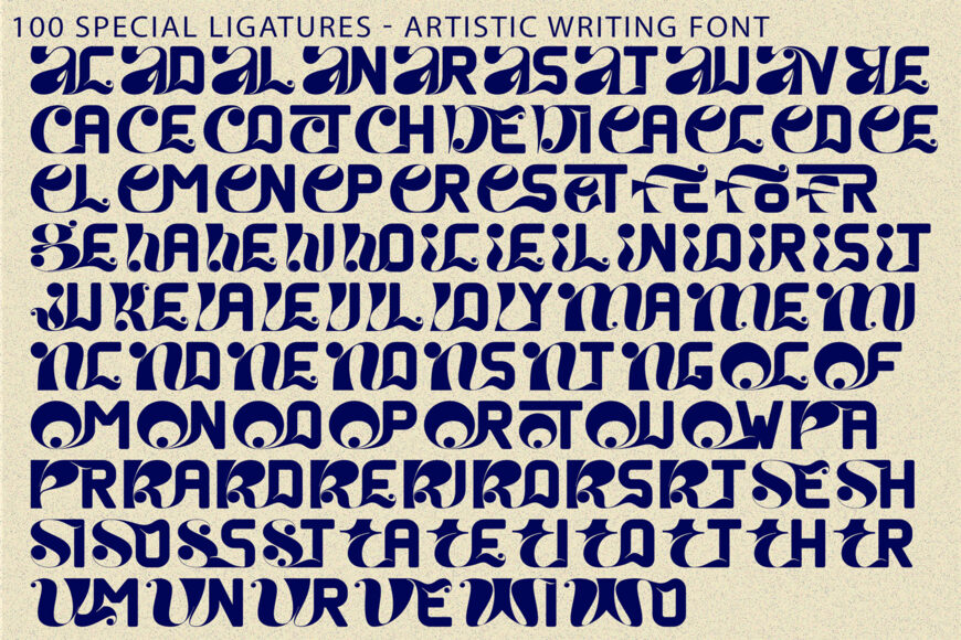 Artistic Writing Font
