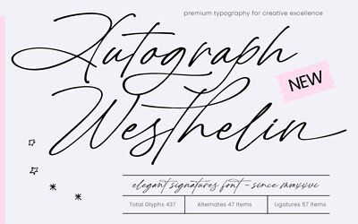 Autograph Westhelin Font