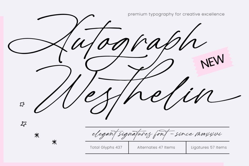 Autograph Westhelin Font
