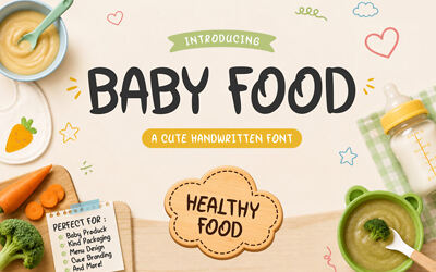 Baby Food Font