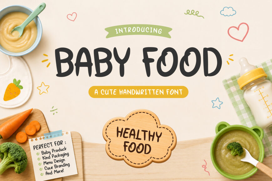 Baby Food Font