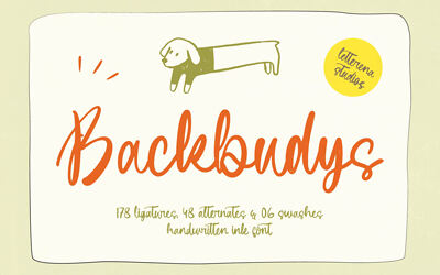 Backbudys Font