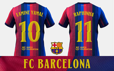Barcelona 20262027 Home Kit Font