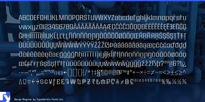 Barge Font