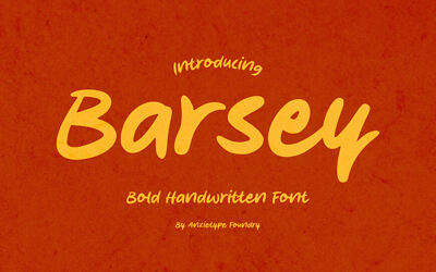 Barsey Font