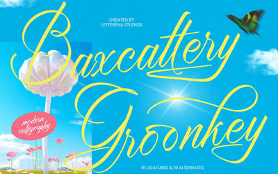 Baxcattery Groonkey Font