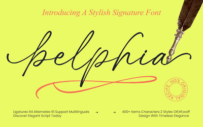 Belphia Font