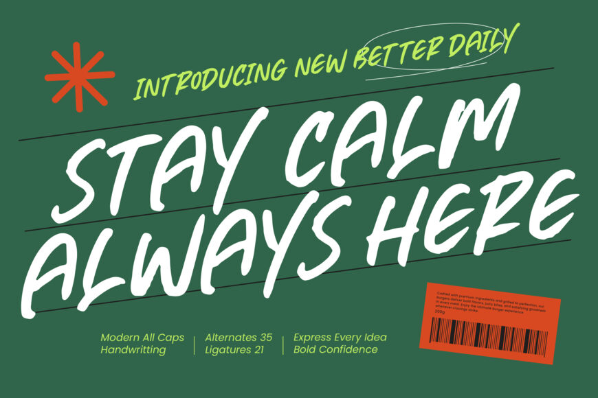 Better Daily Font
