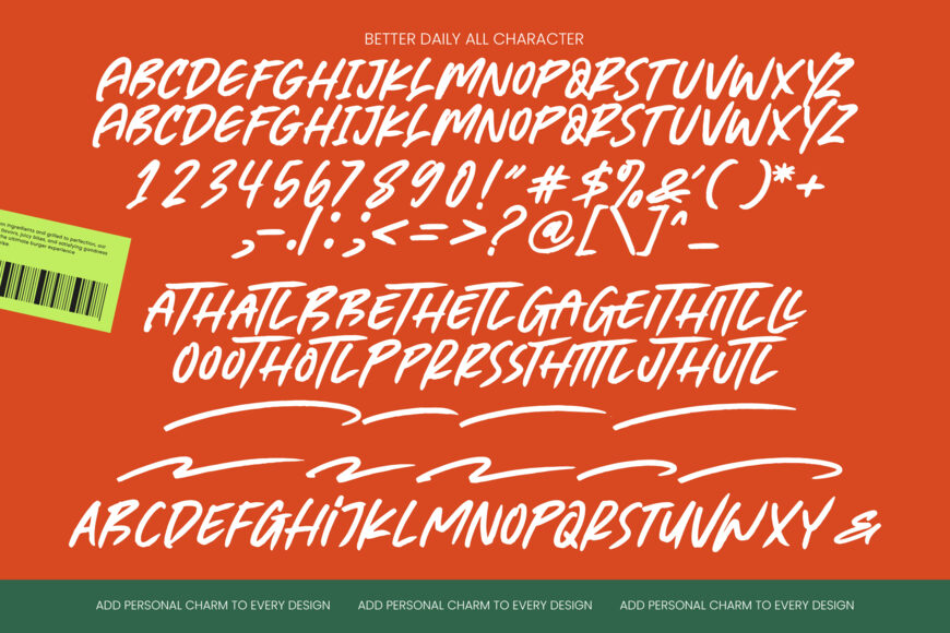 Better Daily Font