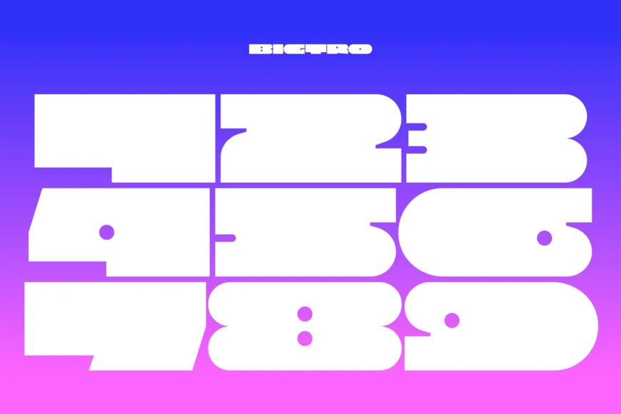 Bigtro Font
