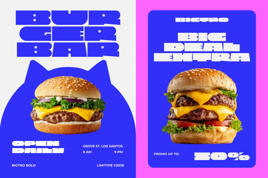 Bigtro Font
