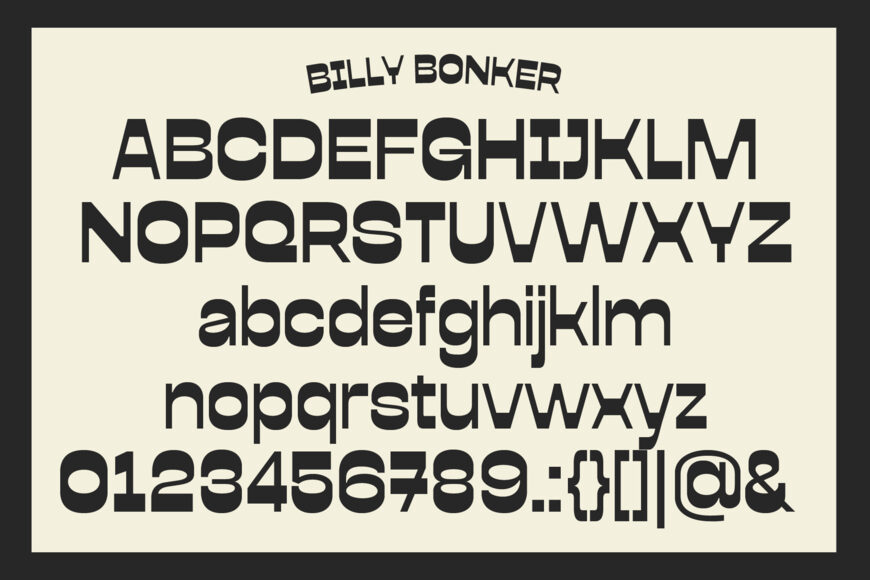 Billy Bonker Font