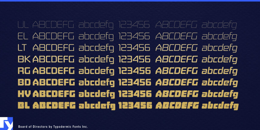 Board of Directors Font