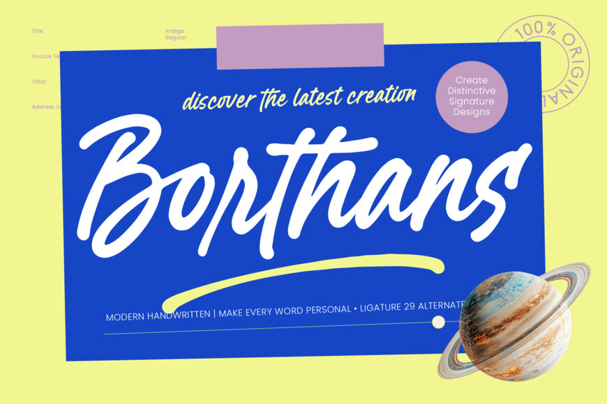 Borthans Font