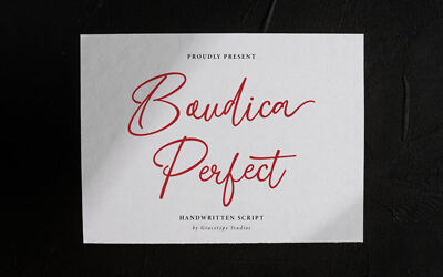 Boudica Perfect Font