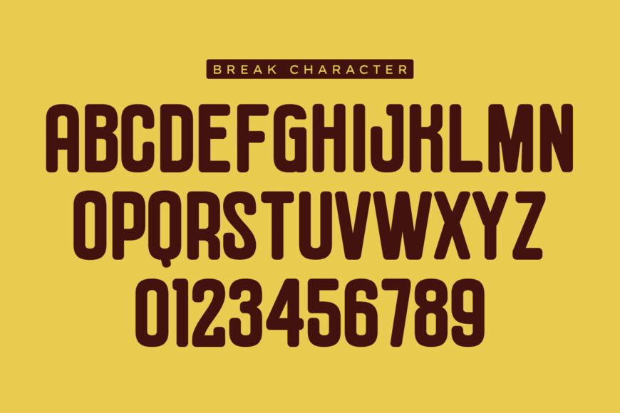 Break Font