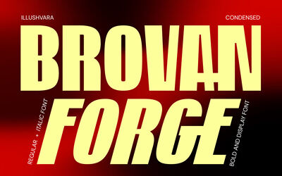 Brovan Forge Font