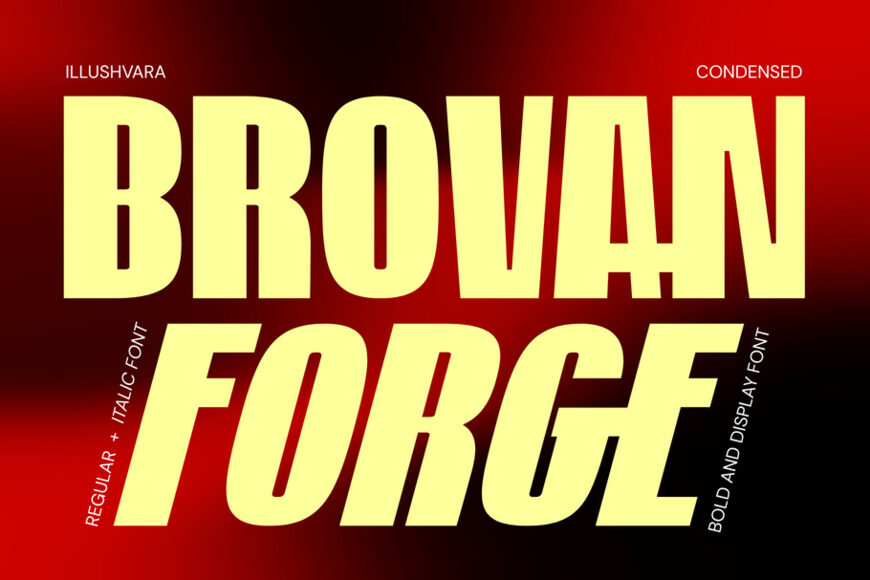 Brovan Forge Font