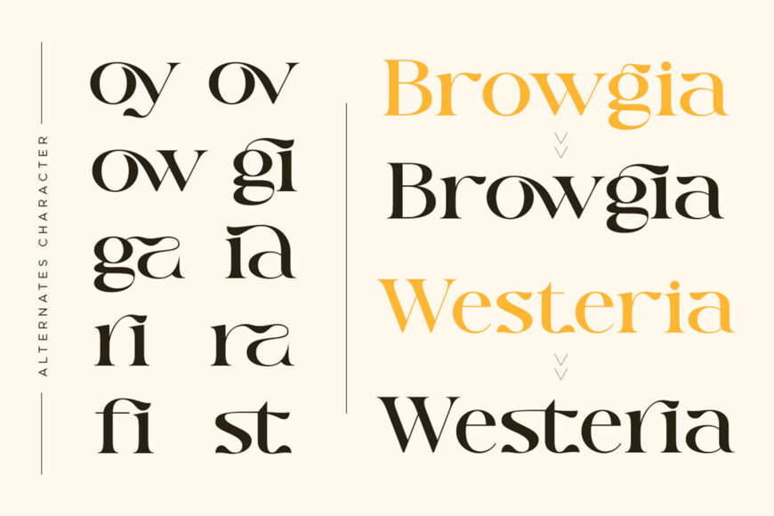 Browgia Font
