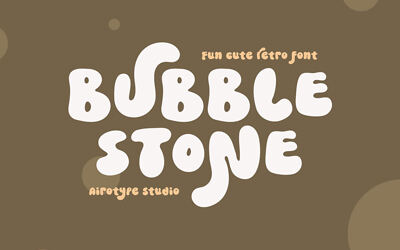Bubble Stone Font