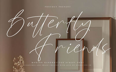 Butterfly Friends Font