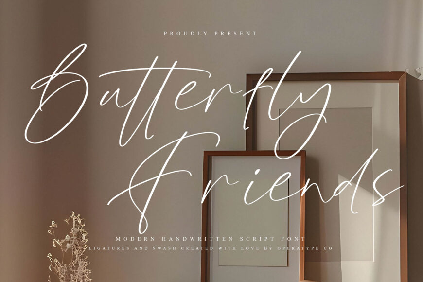 Butterfly Friends Font