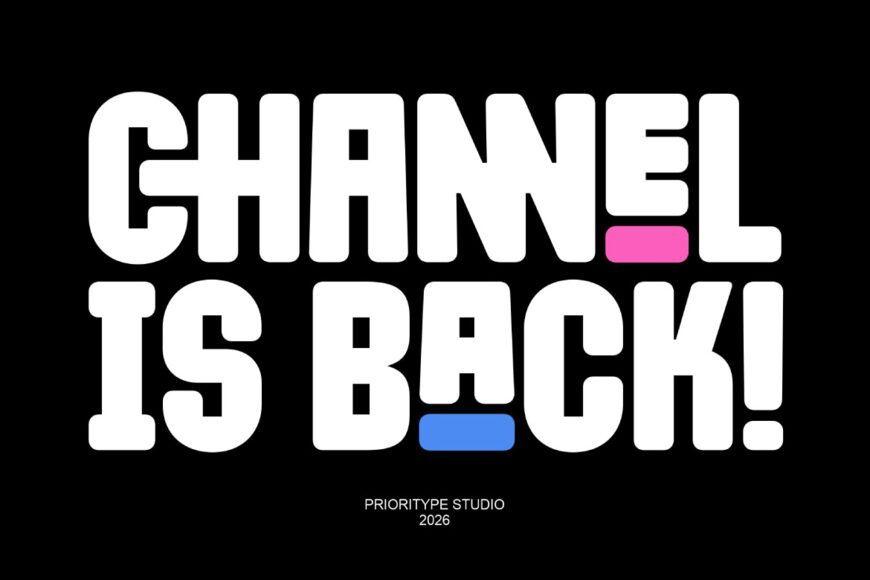 Channel Is Back Font