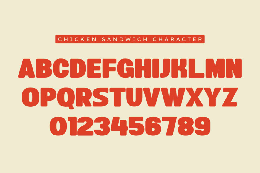 Chicken Sandwich Font