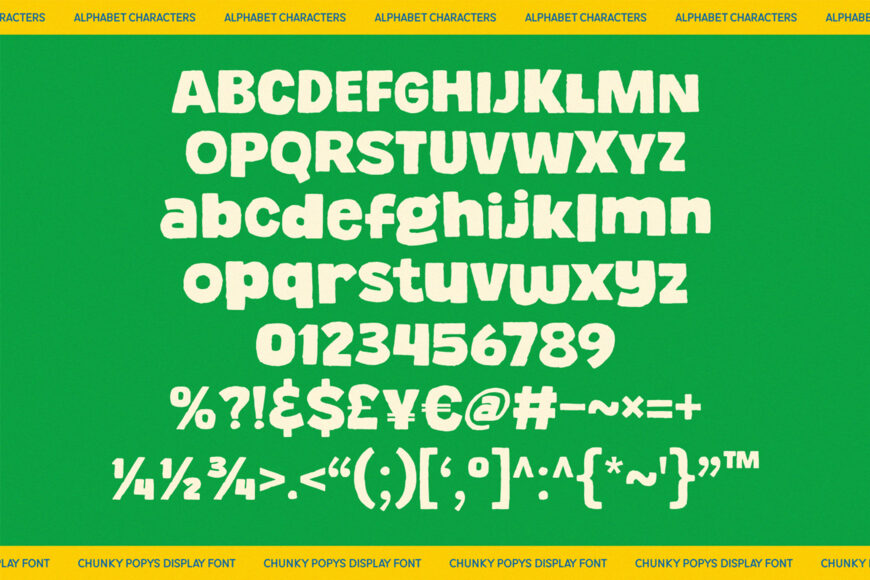 Chunky Popys Font